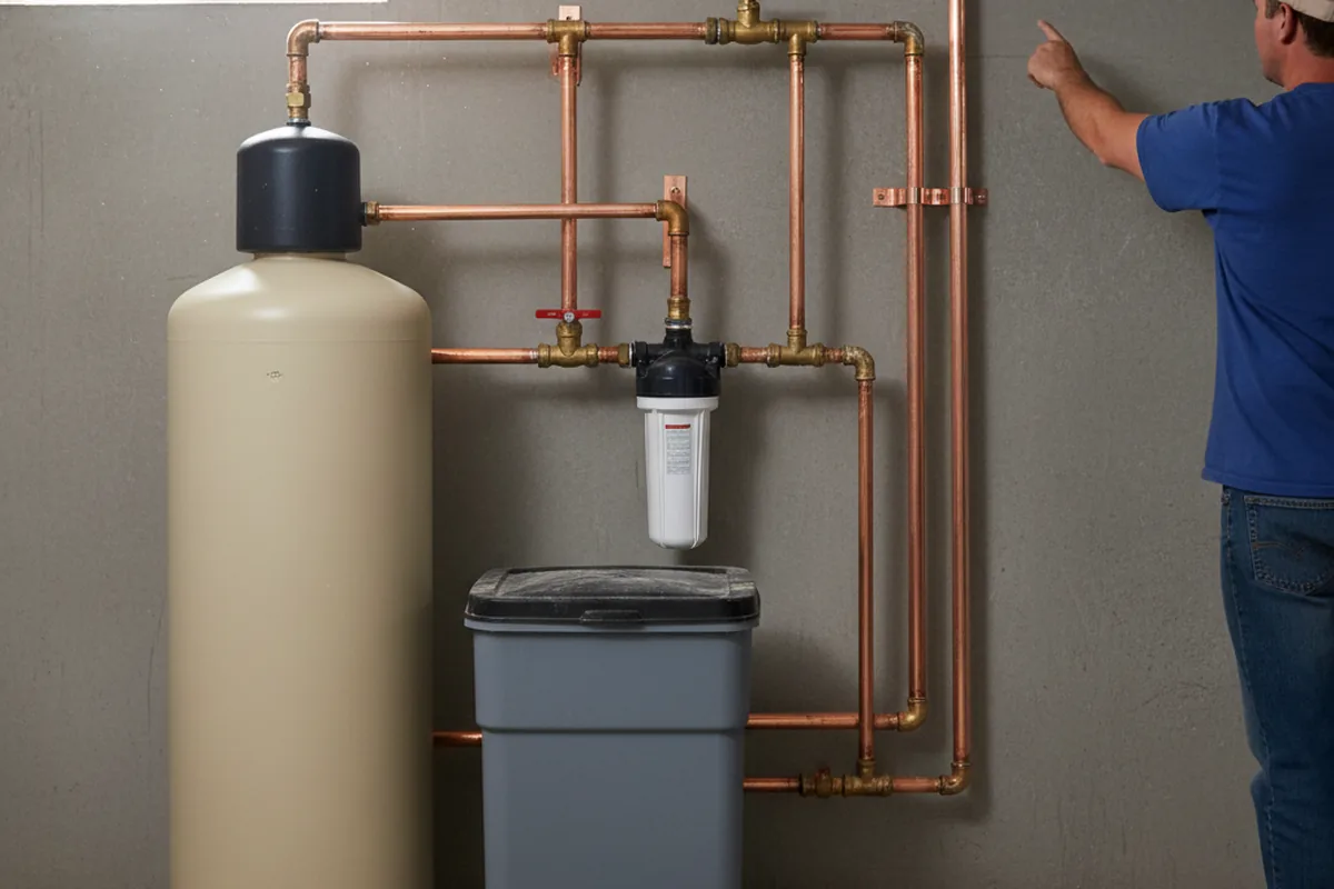Whole-house water treatment system installed in French Camp